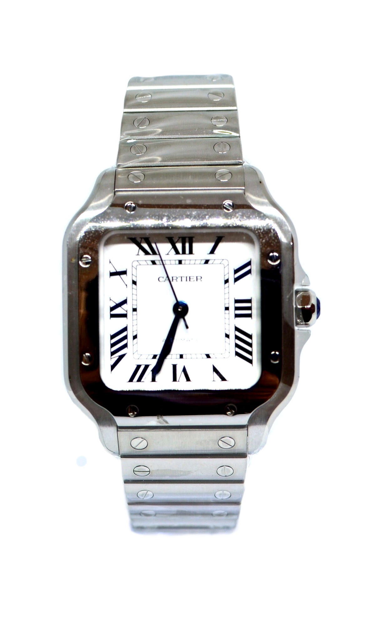 Cartier Santos White Dial – Pendulum Watch inc